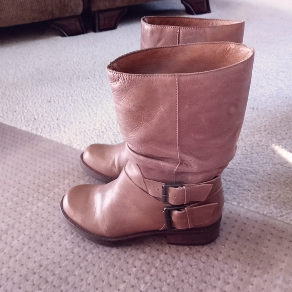 Matisse "Bobby" Slouch Leather Moto Boots - Picture 5 of 6